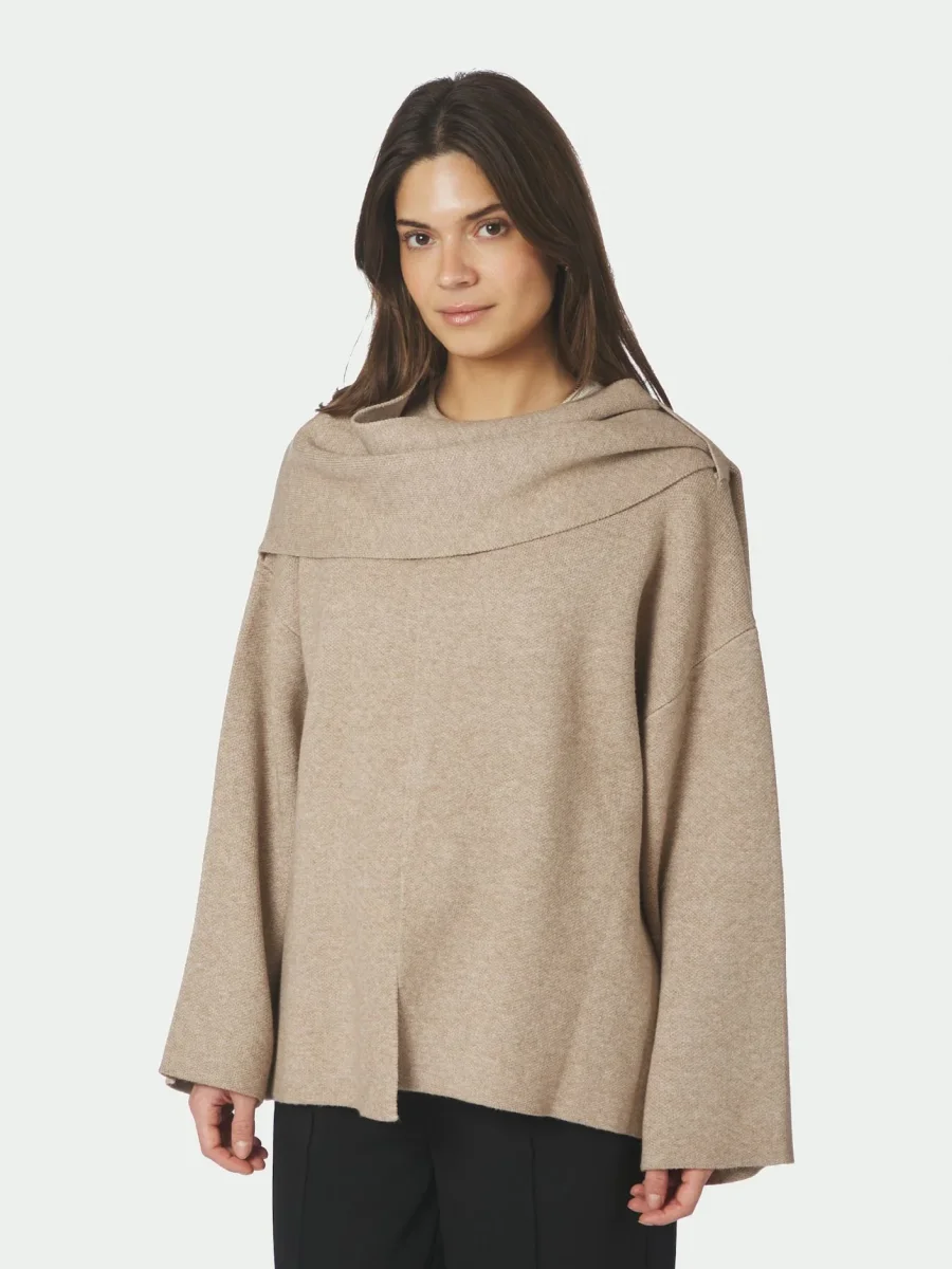 NEO NOIR Wals Knit Scarf Blouse - Bild 2