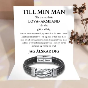 Till Min Man – Löfte Infinity Armband