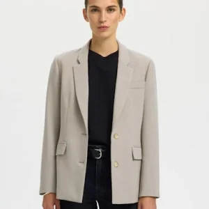 SELECTED RITA LS CLASSIC BLAZER MEL NOOS