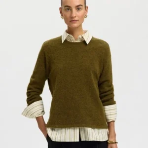 SELECTED LULU NEW LS KNIT O-NECK NOOS