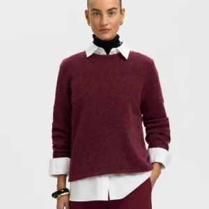 SELECTED LULU NEW LS KNIT O-NECK NOOS