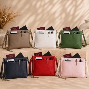 Leather BagPod Voyager – väskinsats & axelväska i läder