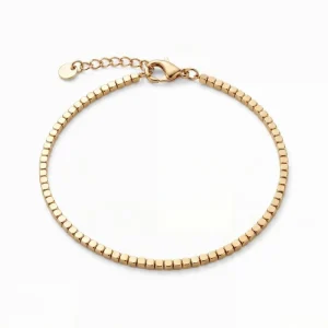 Guldstav Armband - T Bar Kedja