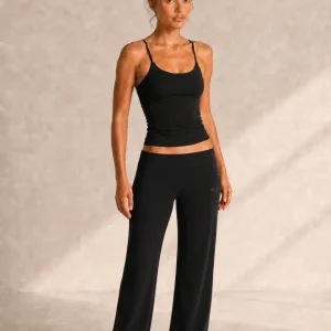 MILAJA Skinny-Strap Yoga Top